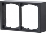 Surf. Mount. frame 2-gang Anthracite - Impressivo 2TKA000340G1 | 6418677331190