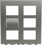 Video Outdoor Station Frame for 4 Module(s) and 1 Audio/Video Module x25138xM or H851381M-S-x. 2TMA130160X0007 | 6955891809628