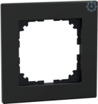 M-PLAN metal frame, 1-gang, Rhodium  grey 475114 | 4042811101268