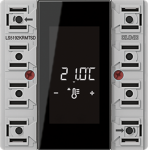 KNX room temperature controller display compact module, 4-gang, 8 buttons, F50, LS LS5192KRMTSD | 4011377121638