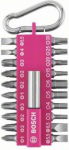 Bit set with carabiner 21pcs., pink 2607012000 | 3165140995627