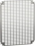 Monobloc perforated plates H500xW400mm with universal perforations 11x26mm. range of product: Mounting accessories - accessory / separate part type: mounting&nbsp;plate - device application: multi-purpose - mounting location: direct fixing on backstuds, s ...