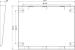 Spacial SF/SM canopy, 1200x400mm. range of product: Spacial SF, Spacial SM - accessory / separate part type: canopy - device application: multi-purpose - mounting location: on top of enclosure - device composition: 1 x canopy, drilling template, fixi ...