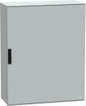 Wall mounted polyester enclosure, Thalassa PLM, plain door, 1056x852x350mm, IP66, IK10, RAL 7035 NSYPLM108G | 3606480776403