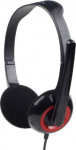 Wired Headphones with microphone, black MHS-002 | 8716309079884