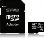 Memory card Elite UHS-I 16 GB, MicroSDHC, Class 10, SD adapter, Black SP016GBSTHBU1V10SP | 4712702628173