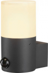 Outdoor wall light GRAFIT E27 Sensor, 11W, IP44, round, anthracite 1006179 | 4024163262743