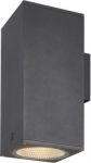 Outdoor wall light ENOLA SQUARE UP/DOWN L, CCT 3000/4000K, 55W, anthracite 1003438 | 4024163235952