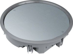 cover lid R10 round for 10 devices for flooring 12 mm steel grey VDR10127011 | 4012002244340