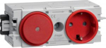 Socket-outlet+Switch Wago plug/clamp technique C-Profile in traffic red GS11003020 | 4012740850940