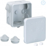 Junction box HP 70 75x75x42 mm with lid 32097001 | 4013902020102