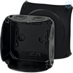 Junction box KF 0600 B 130x130x77mm IP66/67 black without terminals 62000052 | 4012591121800