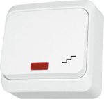 Two way switch with locator light white Prima WDE001061 | 5904093552864