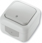 1-klahviga hermeetiline l&uuml;liti IP54 pilkas Palmiye 90555504 | 8691136305477