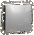 Switch 10AX aluminum um Sedna Design SDD113101 | 3606481479235