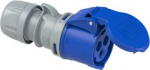 CEE connector 3x32A (2P+PE) 6h IP44 SHARK TT with cap blue 223-6TT | 9003399581656