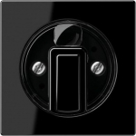 Cover plate for rotary blind switch, black A1541SW | 4011377114005
