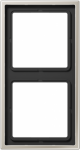 Metal 2-gang frame, stainless steel, LS990 ES2982 | 4011377749108