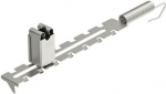 Ridge conductor holder with tensioning spring, RD 8mm, Installation height=35mm, 132 U 35 5203018 | 4012195784968