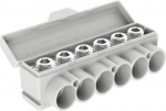 SLT50-6 grey Al 10-50/Cu 2.5-35 mm2 1000V Distribution block MAS6050A10 | 4744397019035