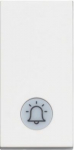 Push buttons 1P (NO) 10 A - 250 Vac - bell symbol - lightable BT-RW4042V230 | 8005543633298