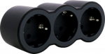 MOP SCH 3X2P+E STANDARD FRONT OUTLETS BLACK 694519 | 3414971944602