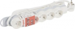 Multi-outlet extension - 6x2P+E - 5 m cord 695018 | 3245066950181
