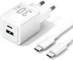 MOBILE CHARGER WALL USB +CABLE/30W 2P TZ-FEQW0-EU-01 VENTION TZ-FEQW0-EU-01 | 6922794786387