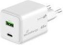 POWER ADAPTER USB/USB-C 45W/FAST MRMA113-2 MEDIARANGE MRMA113-2 | 4260664878988