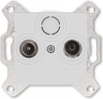 Antenna socket outlet, TV-R, loop-through type with 7 dB tap loss 2CHH083607A6016 | 8592624112426