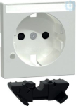 Schneider Electric Merten System M MEG2335-0325 in color active white is a central plate for socket outlet with 1 gang. The socket outlet pole configuration is 2P. And it is used for CEE 7 standard. Designed with a shutter, this central plate is dedi ...