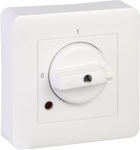 Rotary switch, Exxact, 2 positions, 16A, screw terminals, white WDE002202 | 3606480202636