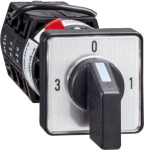 Cam ammeter switch, Harmony K, 16mm or 22mm , plastic, for 3 circuits, position 0, 90 degree, 10A, 3 K10F003MCH | 3389110076769