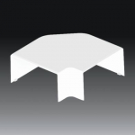 Bending cover 8223, PK 130x65 D, white - parapet channels accessories 8223_HB | 8595568924735