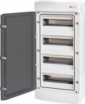 ECH-48PT-s Enclosure with transparent door 48 mod. (4x12) IP65 663x319x144mm 001100306 | 3838895875901