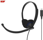 Koss Headphones CS200 USB Wired, On-Ear, Microphone, USB Type-A, Black 194390 | 021299194393