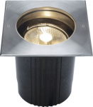 DASAR ES111 inground fitting, square, stainless steel 316, max. 75W, IP67 229234 | 4024163094801