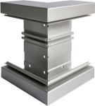 External corner of base profile for BRA 68x170mm lid 120mm of alu natur anodized BRA651703BELN | 4012740841917