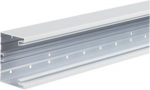 Wall trunking base front mounted BRA 68x100mm lid 80mm of aluminium pure white BRA6510019010 | 4012740834131