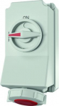 16A4P 6H400V wall mounted receptacle DUO IP 67 5600A | 4015394027751
