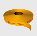 Warning tape EVOCAB "Uzmanību kabelis" 40mm yellow (250 m on roll) 8030350407500F0000 | 4752053010487