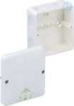Junction box Abox 040-L/w 93x93x55 mm with lid 80460701 | 4013902110117