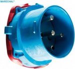 CEE Industrial Plug 4x150A (3P+PE) IP66 ISV IK08 DS9 3198013