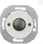Parallel pushbutton with metallic button 1-pole 1 A 250 V white, Renova WDE011043 | 3606480660726