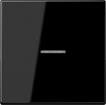 1-gang rocker with lens, black, LS LS990KO5SW | 4011377211759