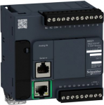 Controller M221 16 IO transistor PNP Ethernet compact. range of product: Modicon M221 - product or component type: logic controller. TM221CE16T | 3606480648762