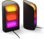 Hue Play table lamp Wallwasher, pack of 2, 1035lm, IP20, black, White and colour ambiance 929004236301 | 8720169385993