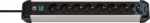 Extension 8-socket, 3m H05VV-F 3G1.5, with switch, IP20, silver/black, Premium-Alu-Lin 1391030800 | 4007123677405