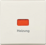 Rocker with legend Heizung with Red Calotte for Switch/push button, Single rocker white - Allwetter 44 (IP 44) 2CKA001731A1791 | 4011395910603