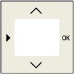 Color: Soft White.   Cover plate for timer control element code: 8165.31. 2CLA856530A1101 | 8427238135069